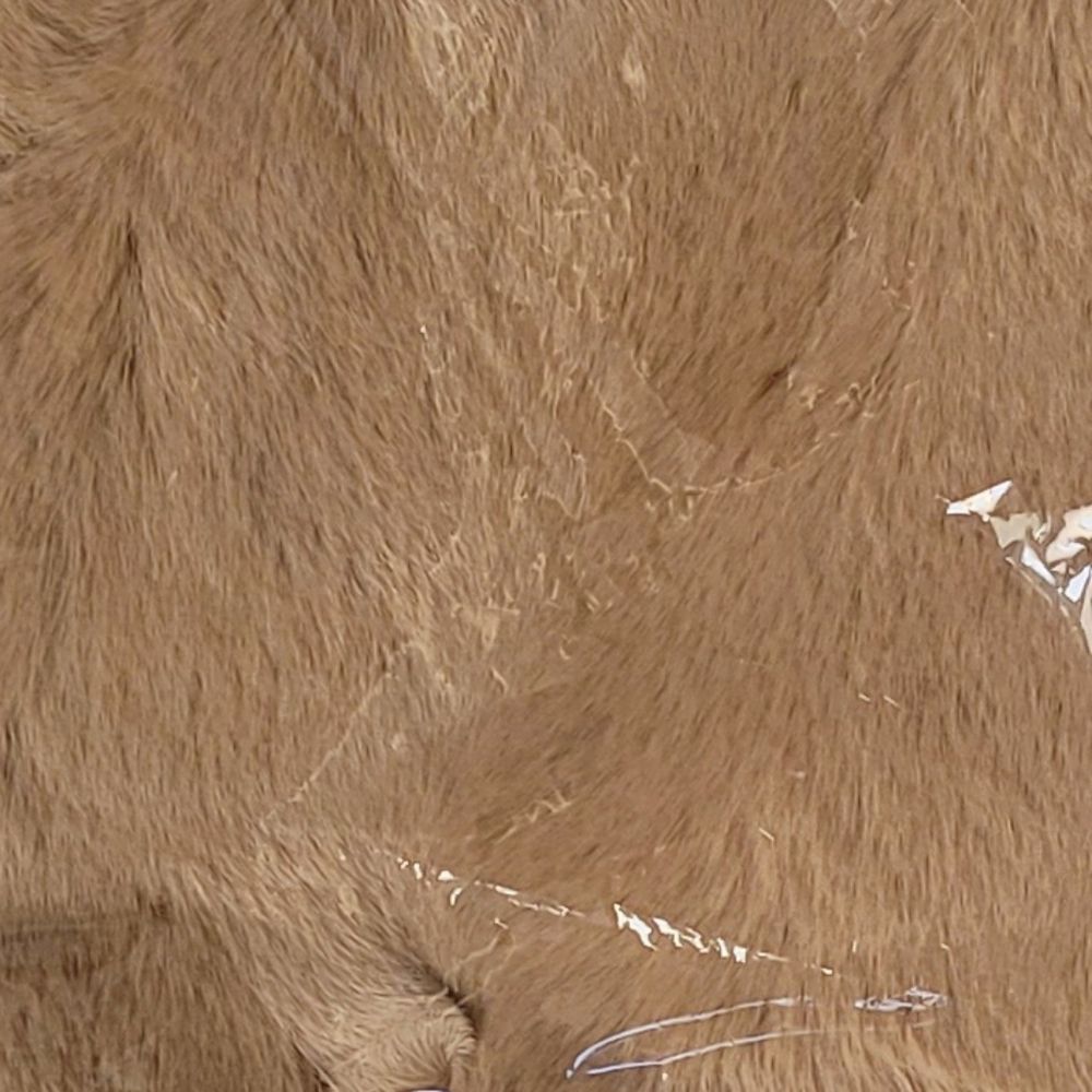Unhide Tote For Love Not Fur Bag Faux Fur Lil Fluffy Purse Camel Ltd Edition New — image 4 of 5